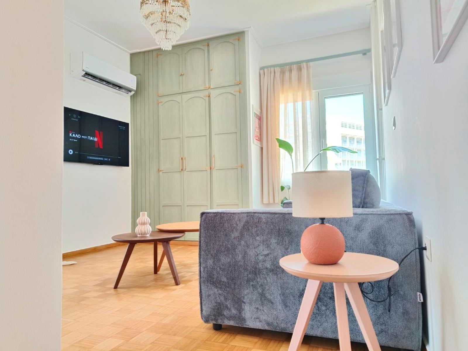 Appartement Stylish Artistic Flat With View, Three Min To Metro à Athènes Extérieur photo